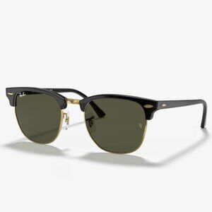 Ray Ban Black Gold RB3016 Clubmaster Classic Glasses Frames ONLY - Unisex